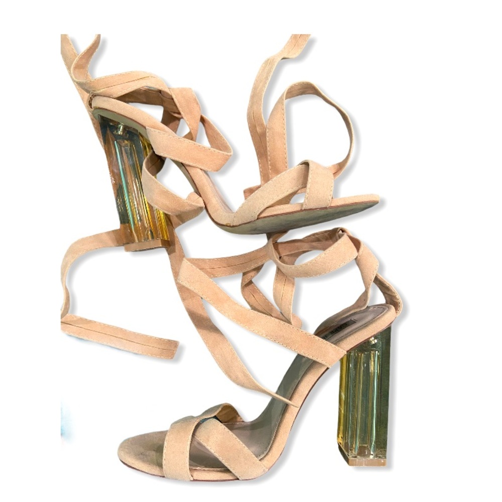 Fashion nova clear heels